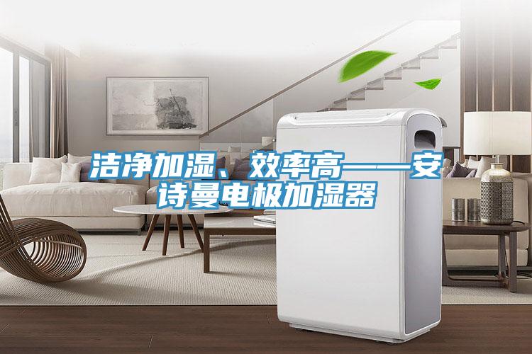 潔凈加濕、效率高——安詩曼電極加濕器