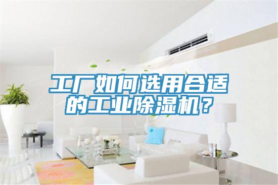 工廠(chǎng)如何選用合適的工業(yè)除濕機(jī)？