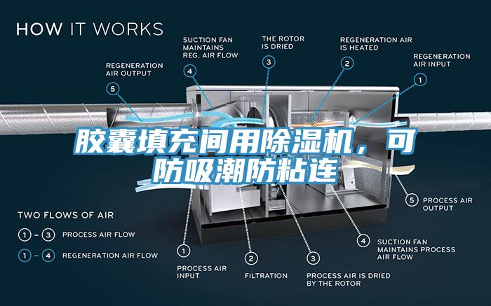 膠囊填充間用除濕機，可防吸潮防粘連