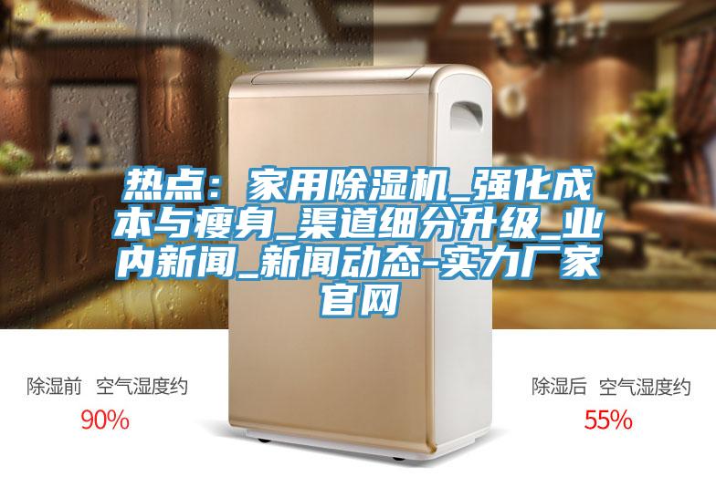 熱點：家用除濕機_強化成本與瘦身_渠道細分升級_業(yè)內新聞_新聞動態(tài)-實力廠家官網