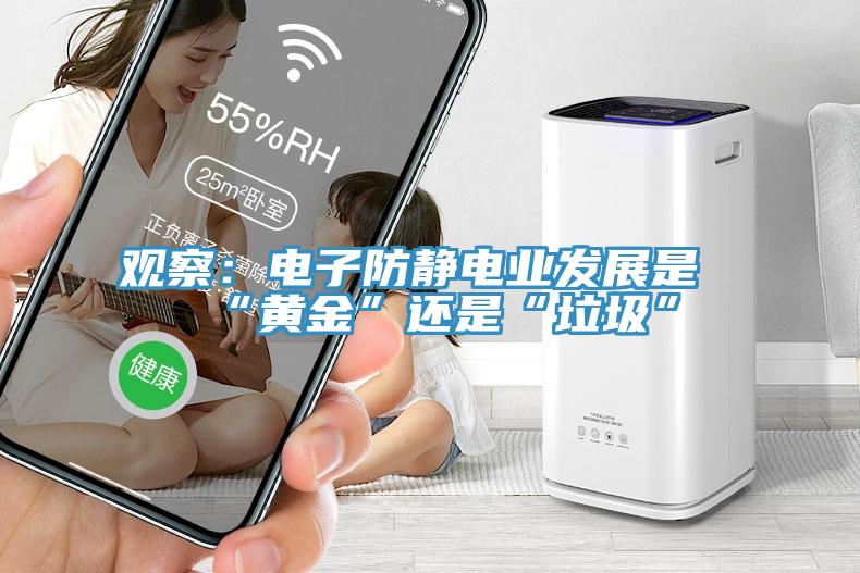 觀察：電子防靜電業(yè)發(fā)展是“黃金”還是“垃圾”