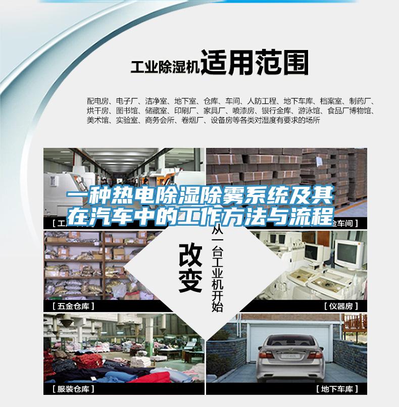 一種熱電除濕除霧系統(tǒng)及其在汽車中的工作方法與流程