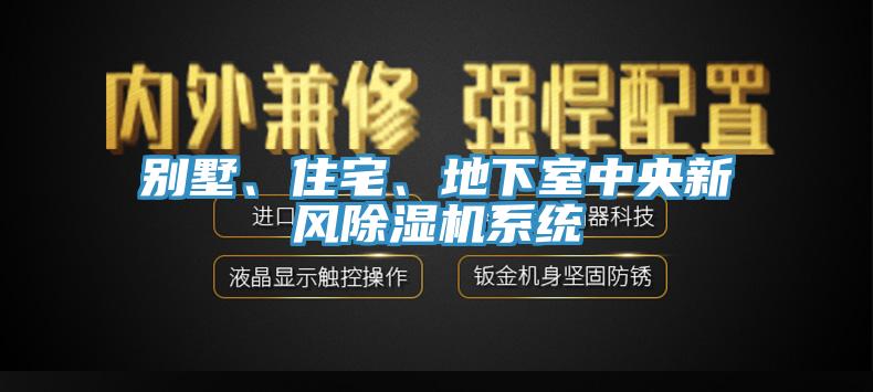 別墅、住宅、地下室中央新風(fēng)除濕機(jī)系統(tǒng)