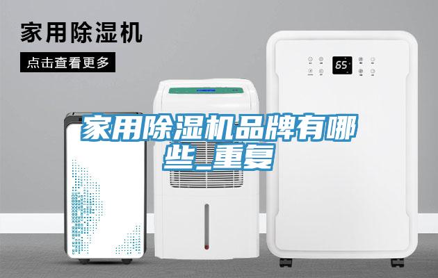 家用除濕機品牌有哪些_重復