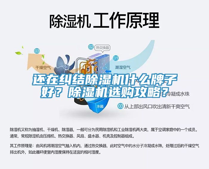 還在糾結除濕機什么牌子好？除濕機選購攻略？