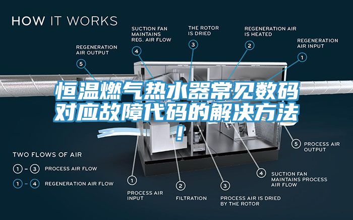 恒溫燃氣熱水器常見數(shù)碼對應故障代碼的解決方法！