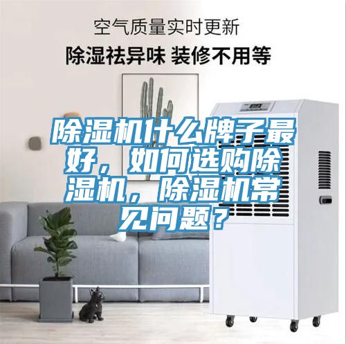 除濕機什么牌子最好，如何選購除濕機，除濕機常見問題？